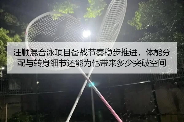 汪顺混合泳项目备战节奏稳步推进，体能分配与转身细节还能为他带来多少突破空间